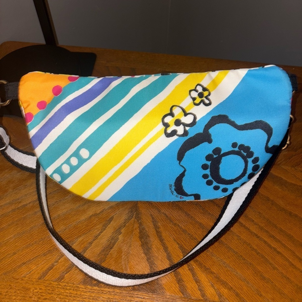 Brighton Colorful Crossbody Bag with Graffiti Design - Picture 4 of 5